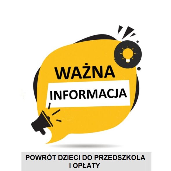 Powrót do przedszkola i opłaty