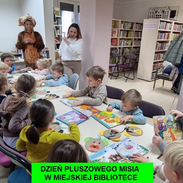 Dzień Pluszowego Misia w Miejskiej Bibliotece