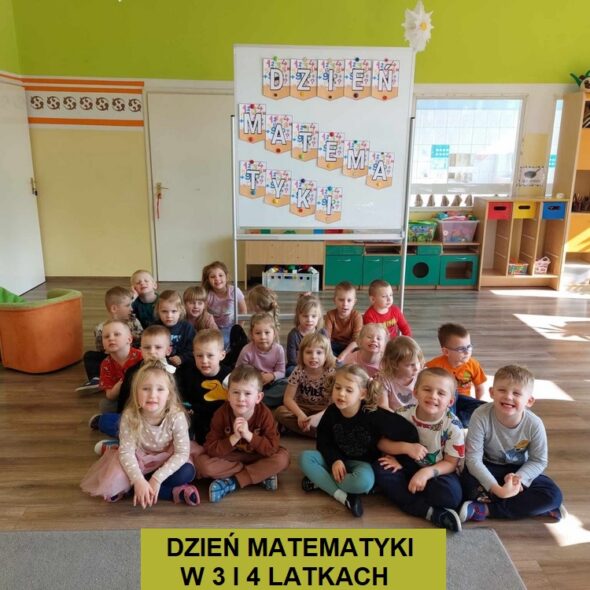 Dzień Matematyki w 3 i 4 latkach