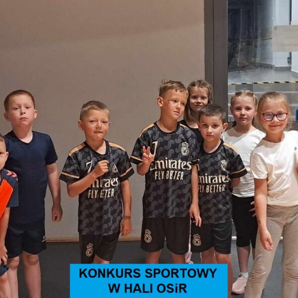 Konkurs sportowy z Hali OSiR