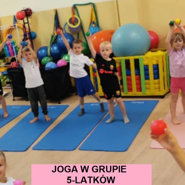 Joga w grupie 5-latków