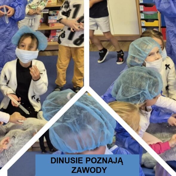 Dinusie poznają zawody