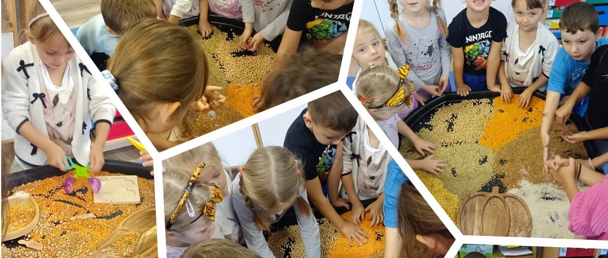 Zabawy sensoryczne - Dinusie