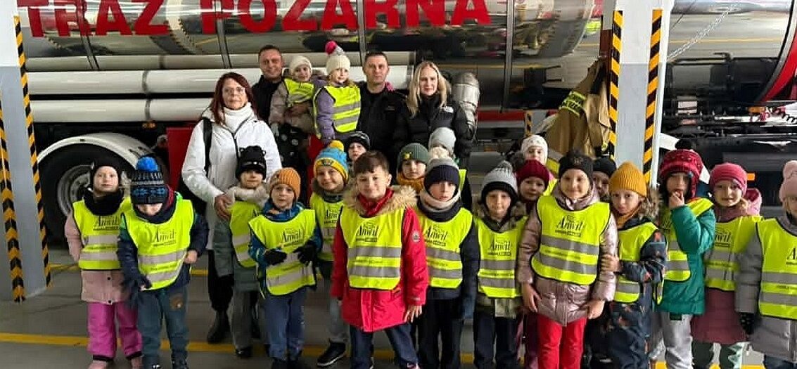 Wizyta w jednostce straży pożarnej