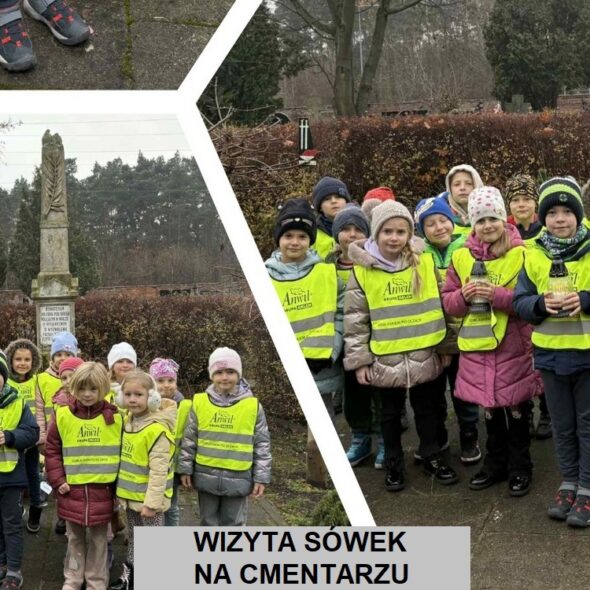 Wizyta Sówek na cmentarzu