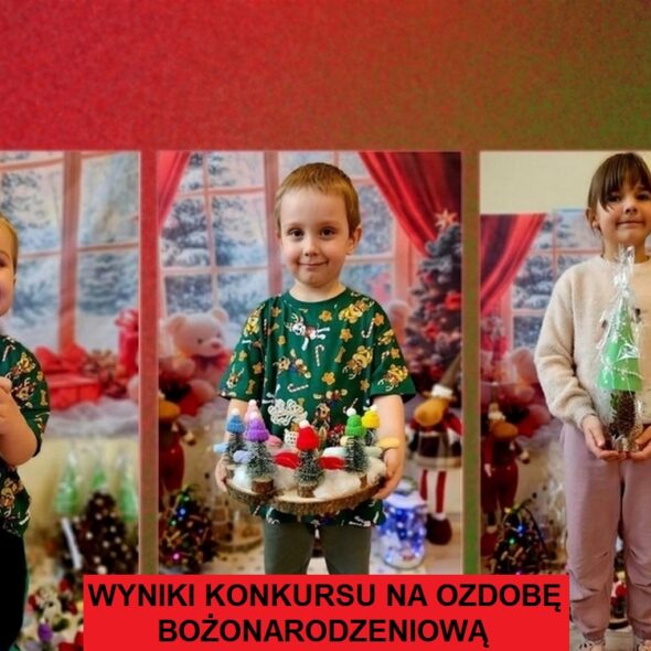 Wyniki konkursu na ozdobę bożonarodzeniową